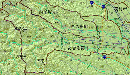 �������s�̒n�`